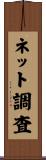 ネット調査 Scroll