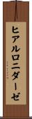 ヒアルロニダーゼ Scroll