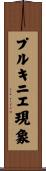 プルキニエ現象 Scroll