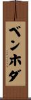 ベンホダ Scroll