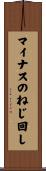 マイナスのねじ回し Scroll