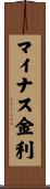 マイナス金利 Scroll