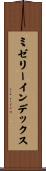 ミゼリー・インデックス Scroll