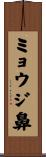 ミョウジ鼻 Scroll
