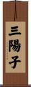 三陽子 Scroll
