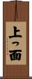 上っ面 Scroll