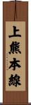 上熊本線 Scroll