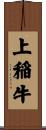 上稲牛 Scroll