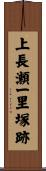 上長瀬一里塚跡 Scroll