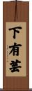 下有芸 Scroll