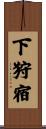 下狩宿 Scroll