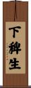 下稗生 Scroll