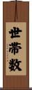 世帯数 Scroll