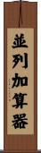並列加算器 Scroll