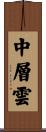 中層雲 Scroll