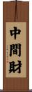 中間財 Scroll