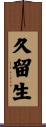 久留生 Scroll