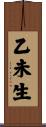 乙未生 Scroll