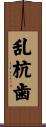 乱杭歯 Scroll