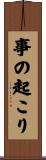 事の起こり Scroll