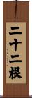 二十二根 Scroll