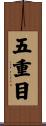 五重目 Scroll