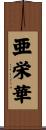 亜栄華 Scroll