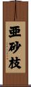 亜砂枝 Scroll