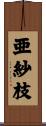 亜紗枝 Scroll