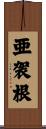 亜袈根 Scroll