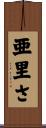 亜里さ Scroll