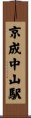 京成中山駅 Scroll