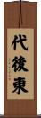 代後東 Scroll
