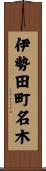 伊勢田町名木 Scroll