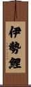伊勢鯉 Scroll