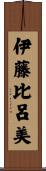 伊藤比呂美 Scroll