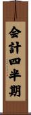 会計四半期 Scroll