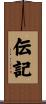 伝記 Scroll