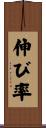伸び率 Scroll