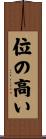 位の高い Scroll