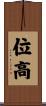位高 Scroll