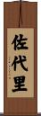 佐代里 Scroll
