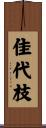佳代枝 Scroll