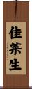 佳菜生 Scroll
