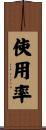 使用率 Scroll
