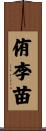 侑李苗 Scroll
