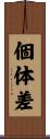 個体差 Scroll