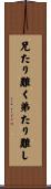 兄たり難く弟たり難し Scroll