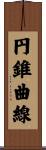 円錐曲線 Scroll