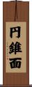 円錐面 Scroll